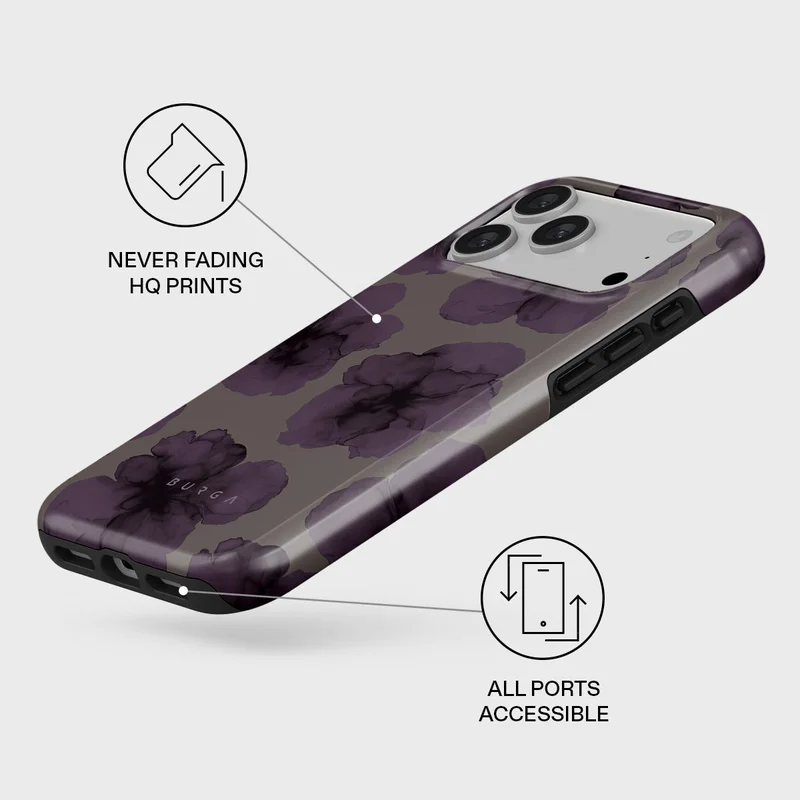 Burga iPhone 17 Pro Max Charmed Burga iPhone 17 Pro Max Charmed Premium Case Compatible with Hybrid Dual-Layer Hard Shell + Silicone Protection - Scratch-Resistant Shockproof Mobile Cover  | Best Price UAE